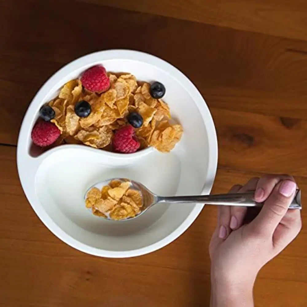 Dry Wet Separation Cereal Bowl – BPA-Free Breakfast Bowl