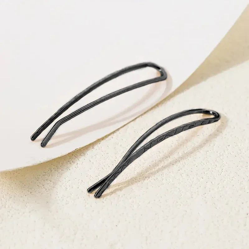 Huitan Geometric Drop Hook Earrings – Women's Fashion Jewelry