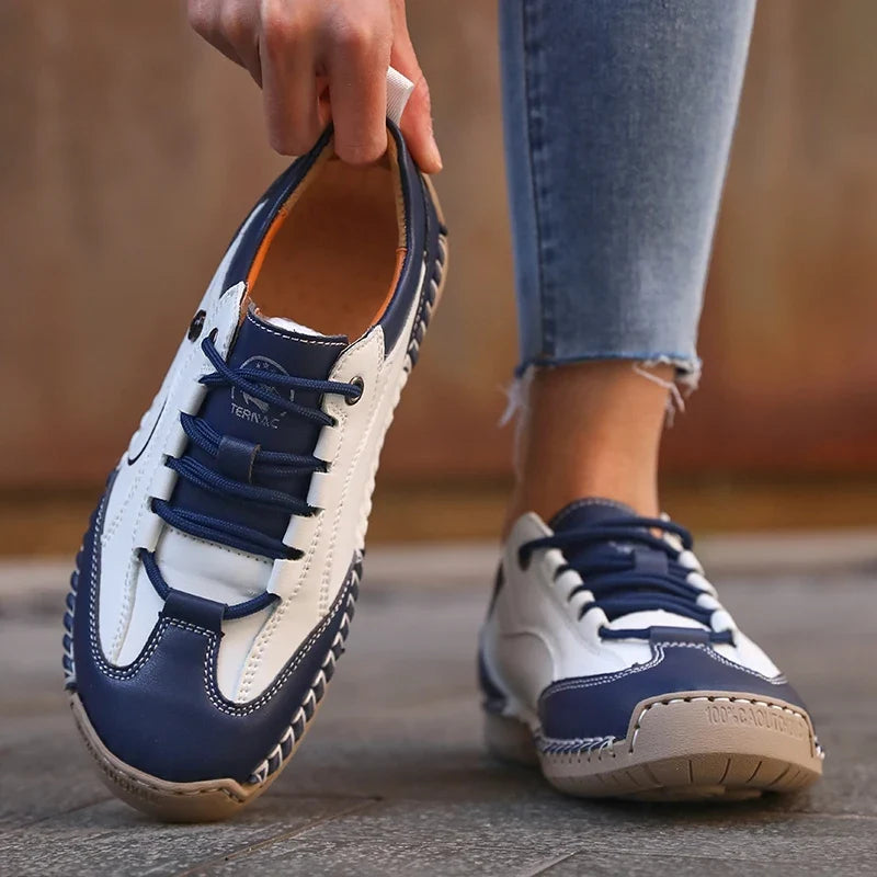 AZGB Women's Lightweight Hand-Sewn Casual Walking Shoes