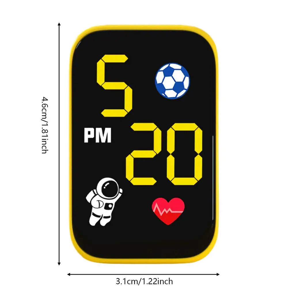 Waterproof Mini Motorcycle Dashboard Clock with LED Display