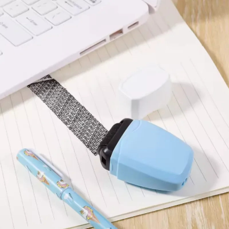 Identity Protection Roller Stamp Stop ID Theft Identification
