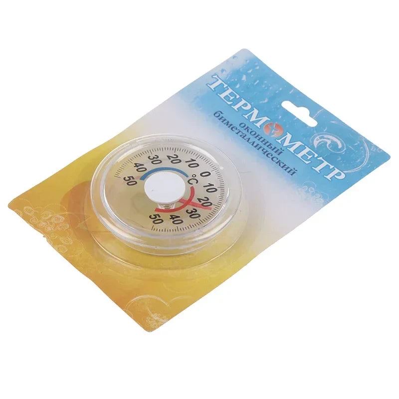 Indoor Outdoor Window Dial Thermometer | -50°C to 50°C Gauge