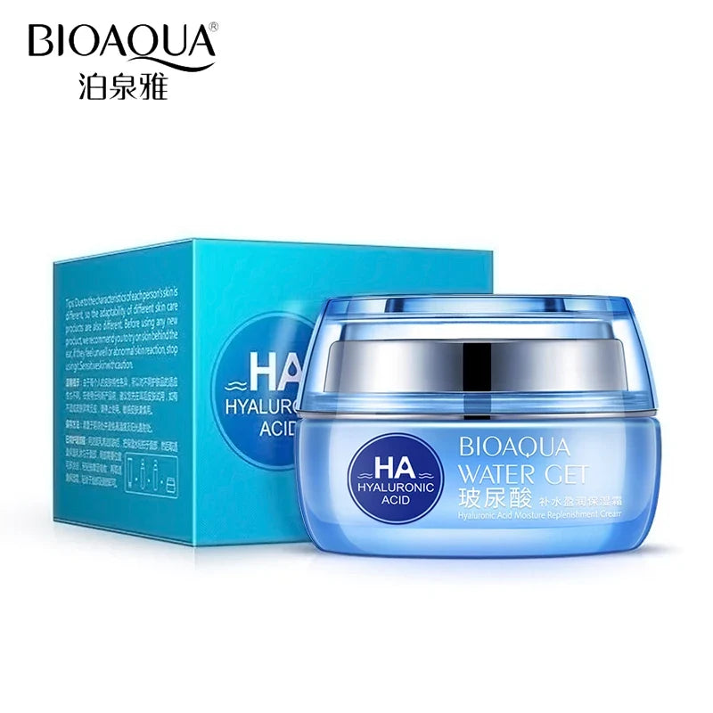 BIOAQUA Hyaluronic Acid Face Cream – Collagen Moisturizer 50g