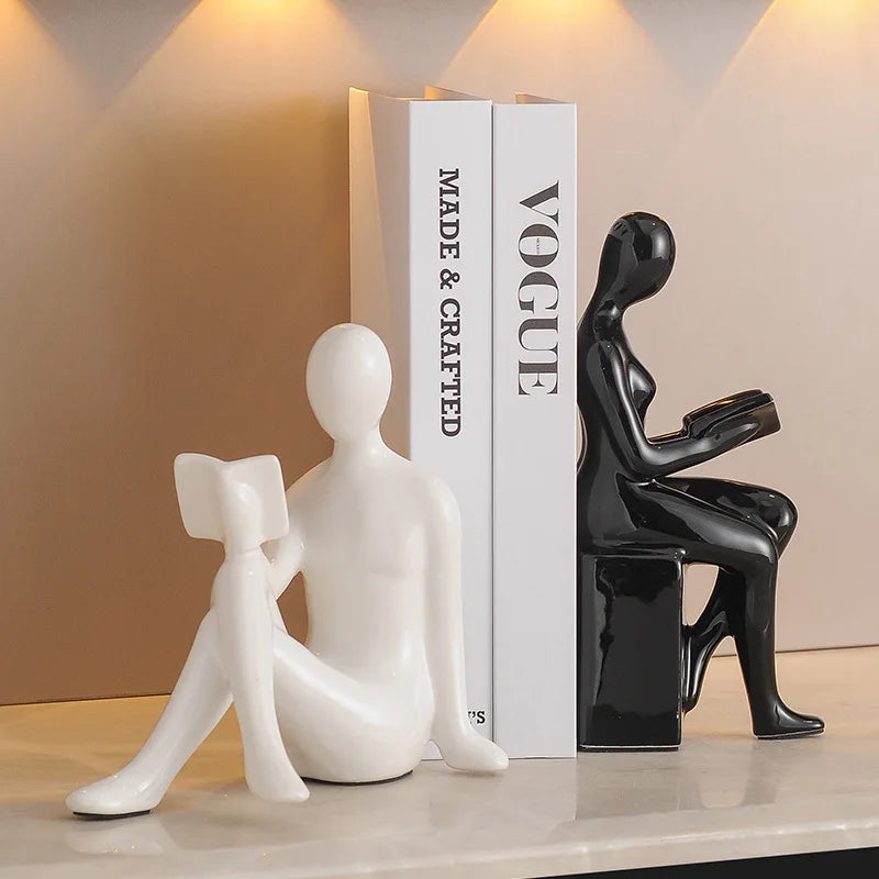 Light Luxury Ornaments High-end Modern Bookends Character Home