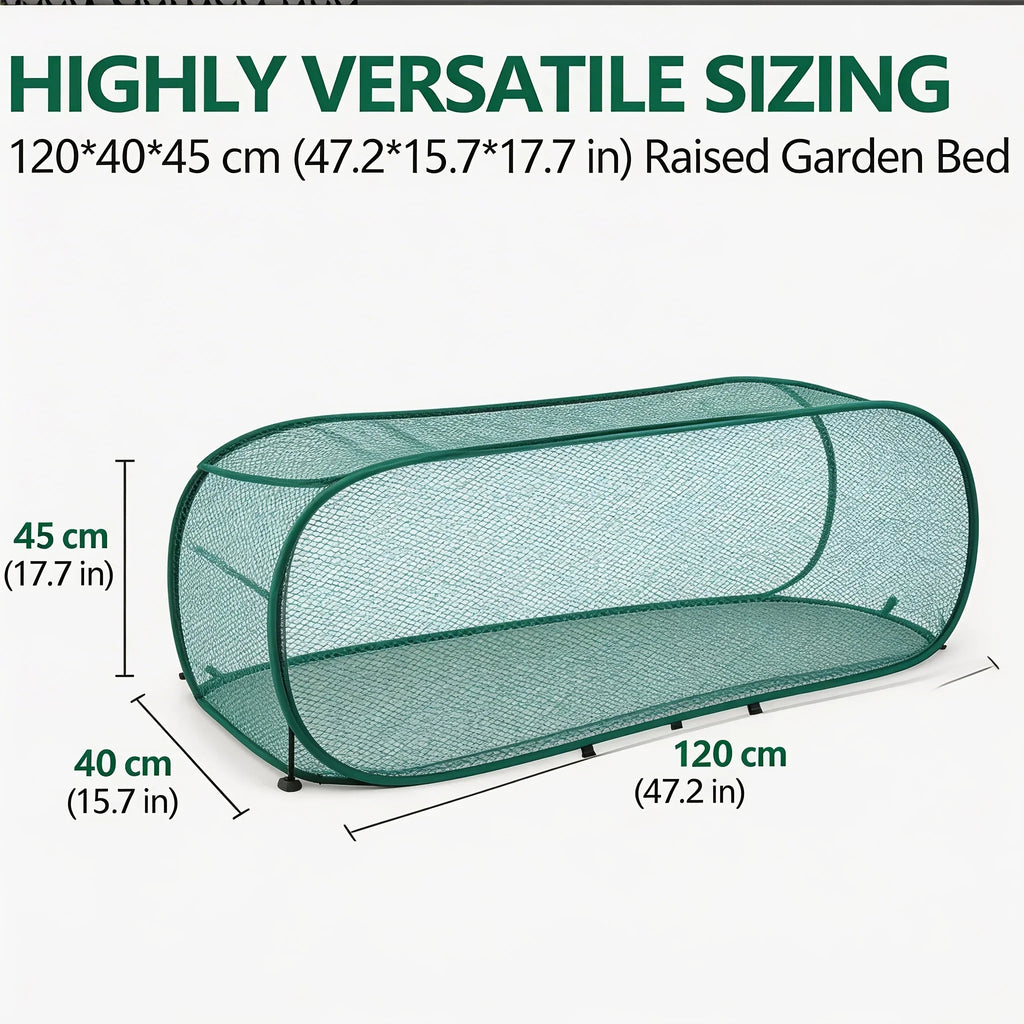 Pop-Up Garden Mesh Plant Cover – Large Greenhouse Cloche