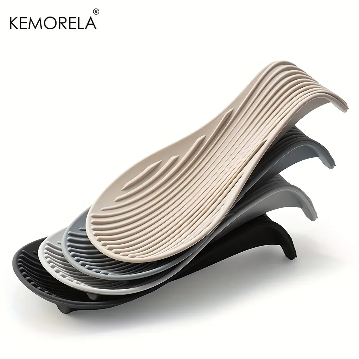 KEMORELA Silicone Spoon Rest – Heat-Resistant Utensil Holder