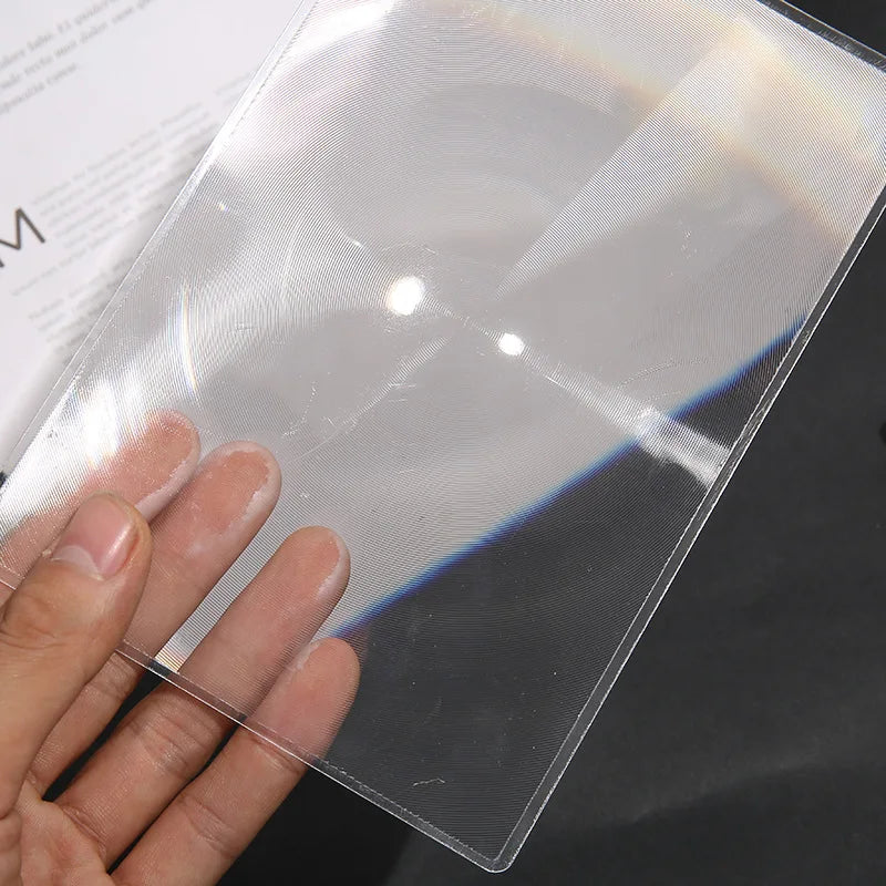 3X Full Page Magnifying Glass Bookmark – Ultra-Thin Reading Loupe
