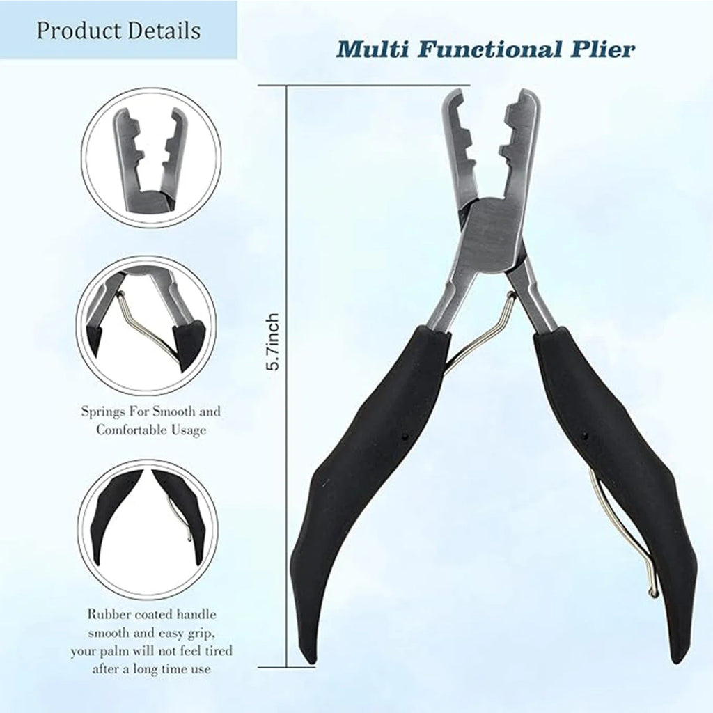 Micro Ring Hair Extension Pliers | Stainless Steel Install Tool