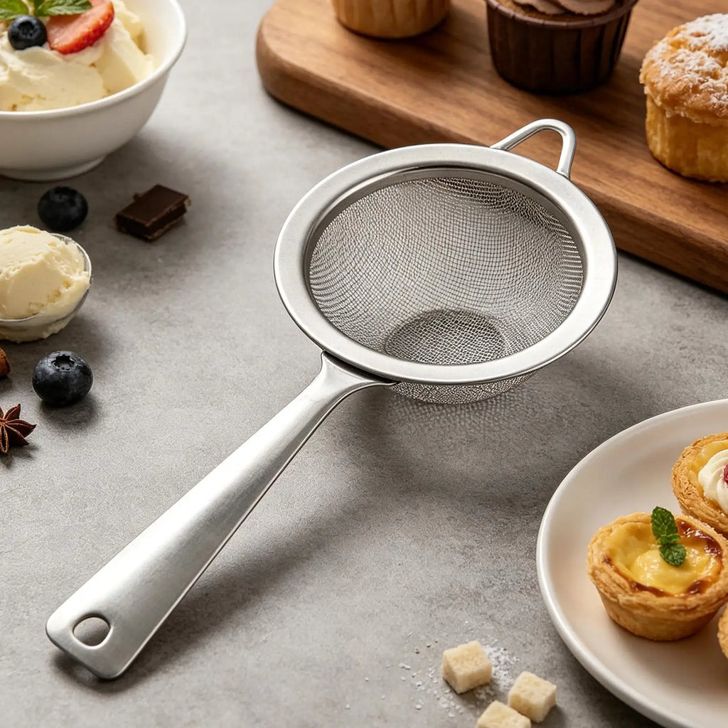 Flour Duster Baking Stainless Steel Even Dispensing Powdered Sugar
