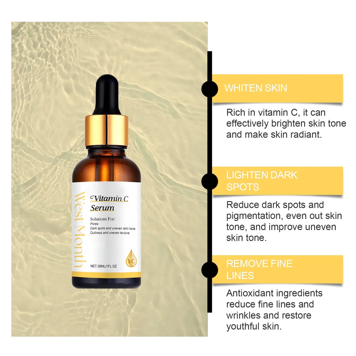 WEST MONTH Vitamin C Brightening Face Serum 30ml