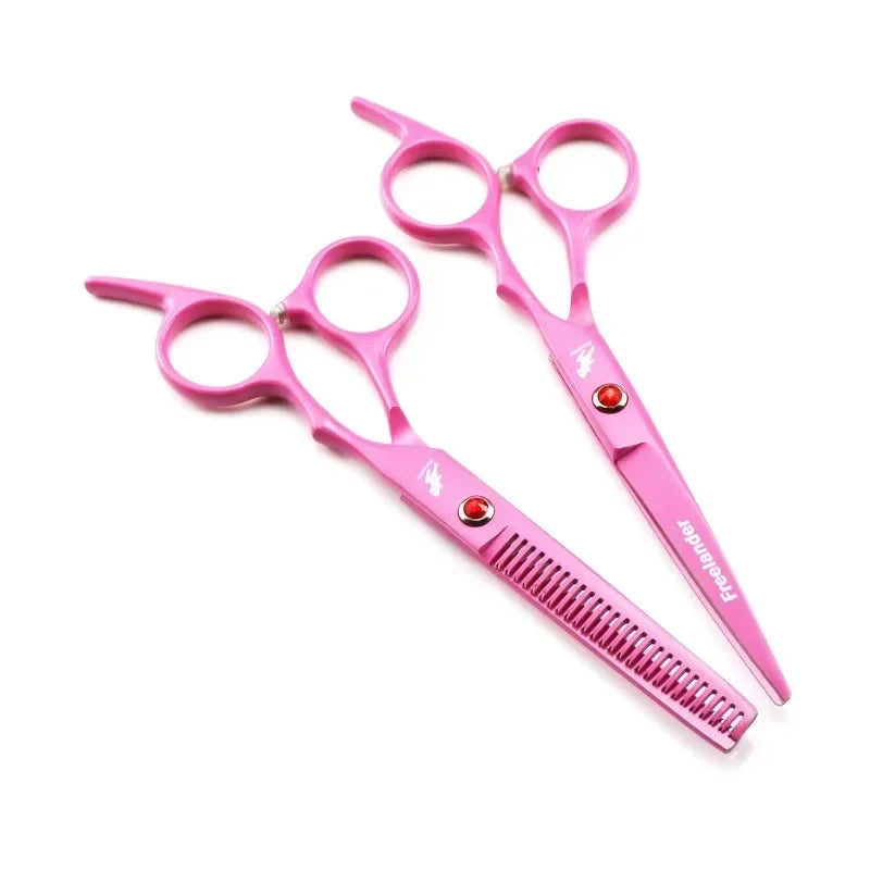 Pet Grooming Scissors Set – Straight, Curved & Thinning Shears