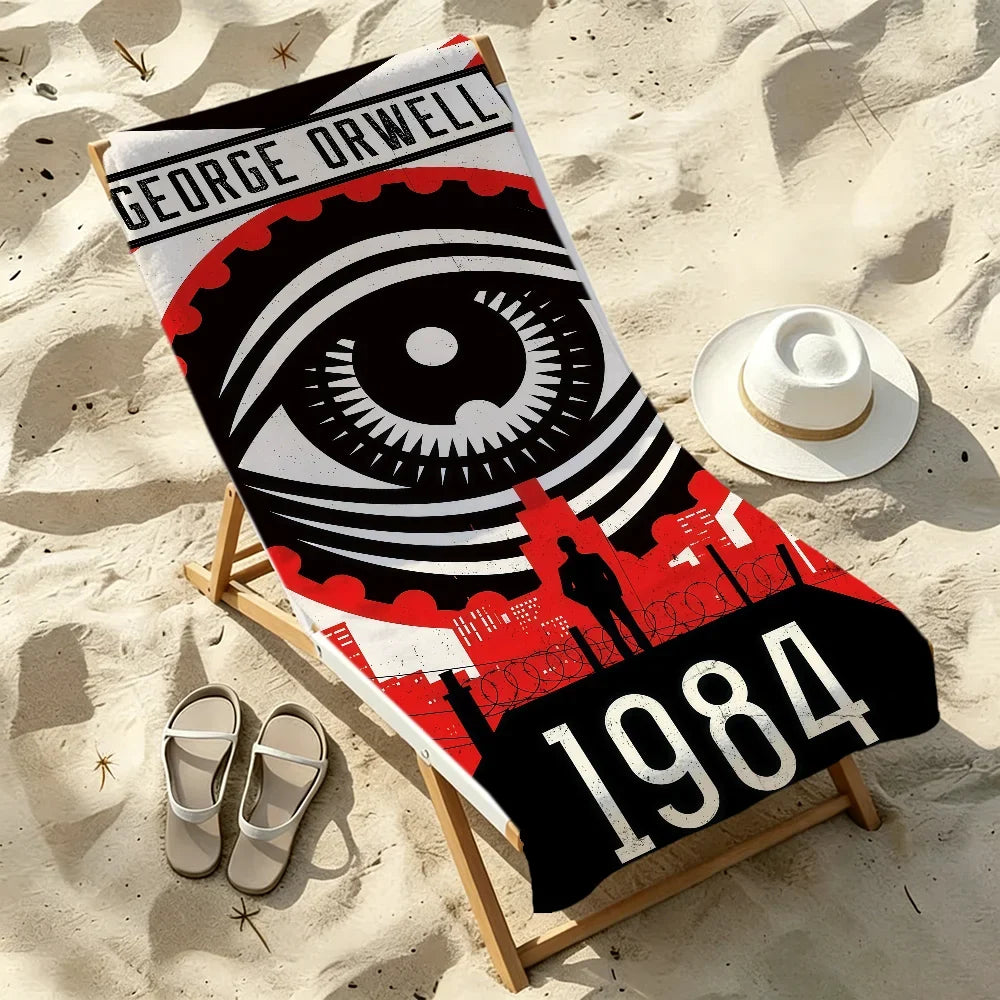 1984 George Orwell Quick-Dry Beach Towel | Travel & Pool Towel