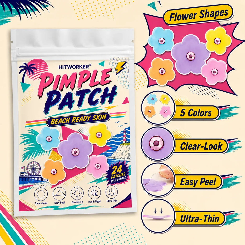 Flower Hydrocolloid Spot Patches 50/125pcs – Cute Blemish Stickers