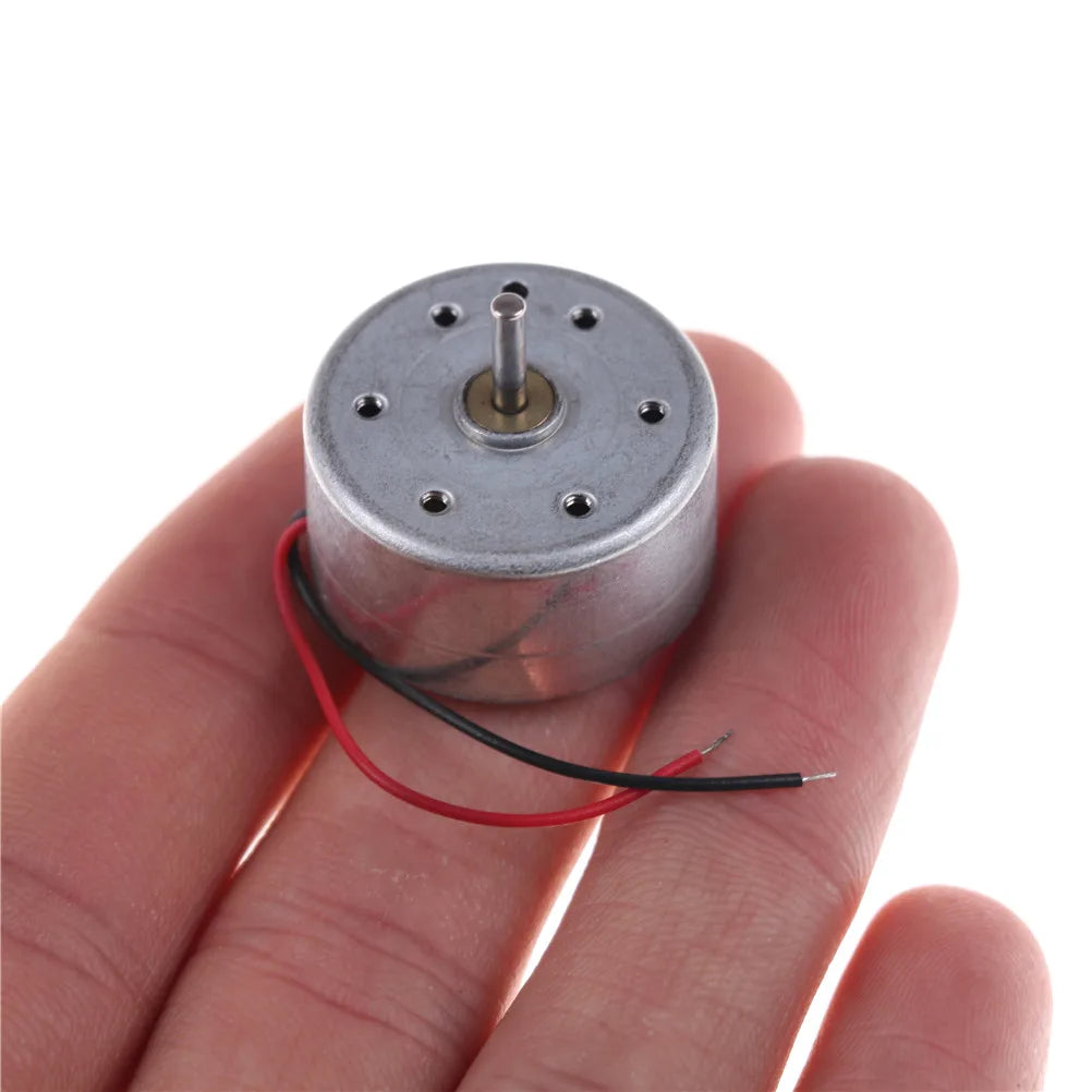 DC 1 5V 3V 6V 6600RPM Micro RF-300C Solar Power Motor Small Round Toy