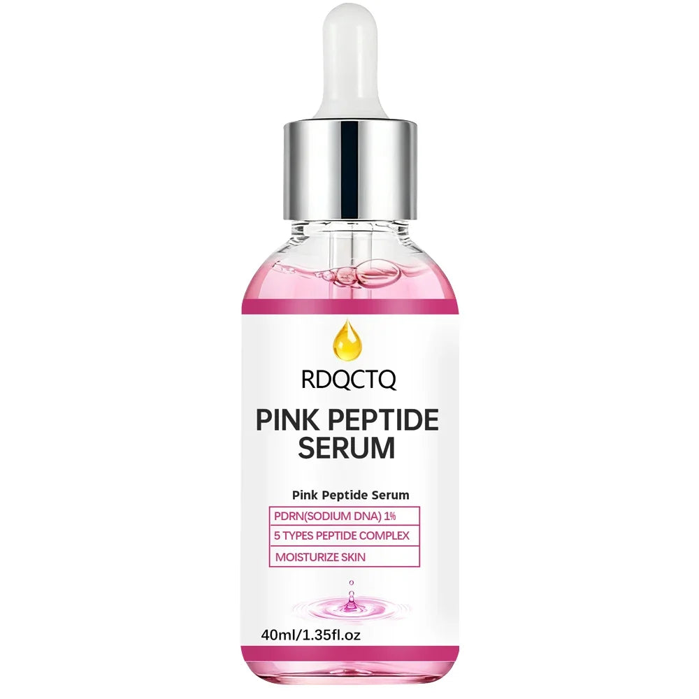 Pink Peptide Essence Serum | 1% PDRN & 5-Peptide Complex