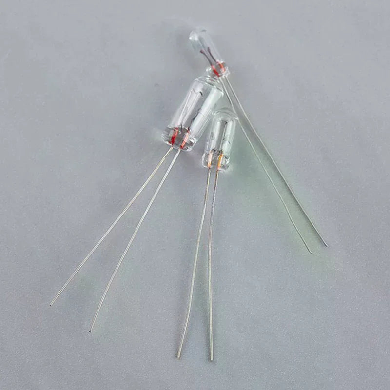 Clear 12V Mini Bulb Wheat Rice Bulbs Switch Button Indicator Tungsten