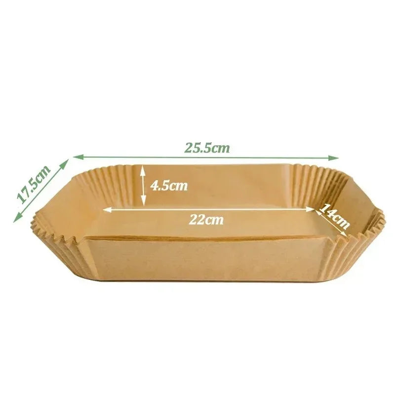 Disposable Air Fryer Parchment Liners | Non-Stick Baking Paper