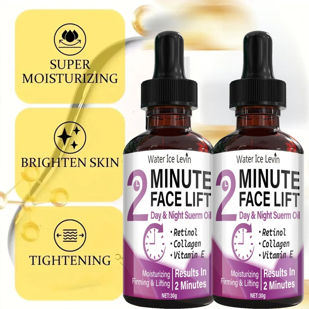 Retinol & Collagen Face Lift Serum Oil – Firm & Moisturize
