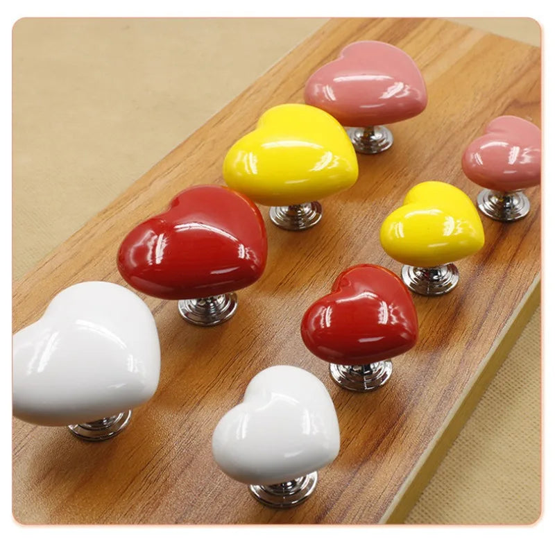 Heart-Shaped Toilet Flush Button Covers with Nail Guards – 10 Pack
