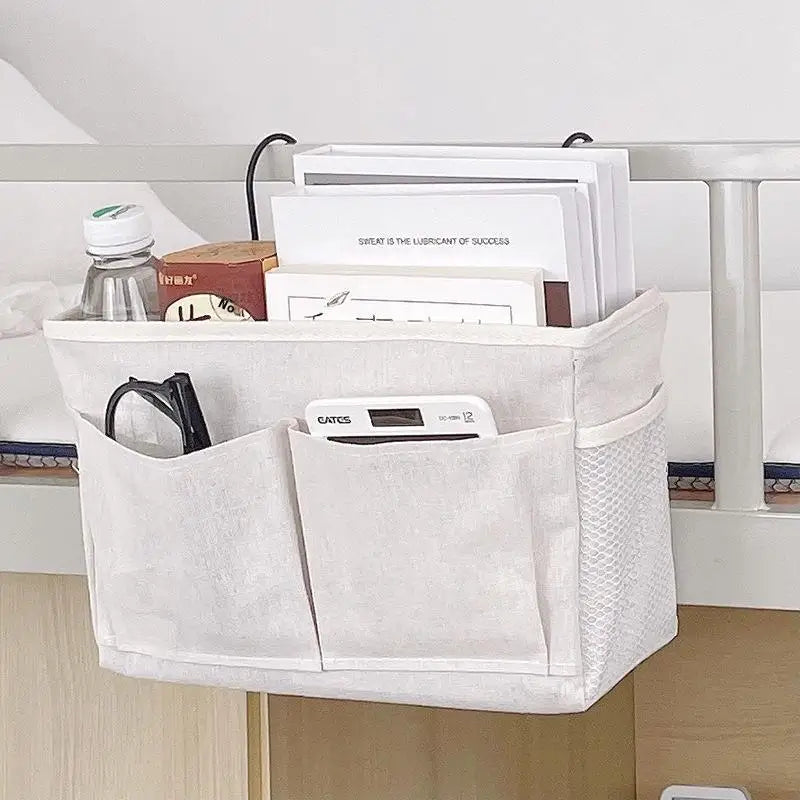 Bedside Hanging Storage Bag – Multi-Pocket Bed Organizer