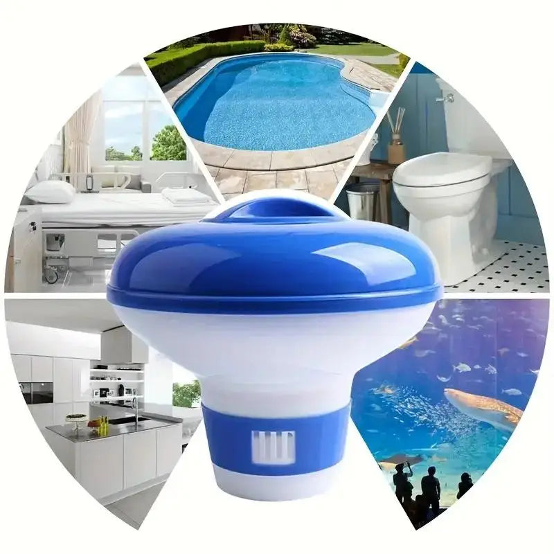 5-Inch Floating Pool Chlorine Dispenser – Adjustable & Leak-Proof