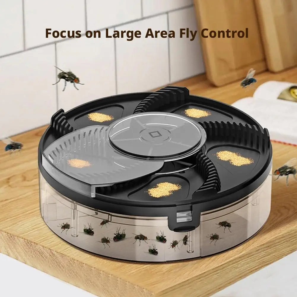 USB Electric Rotating Fly Trap – Quiet Indoor & Outdoor Catcher