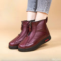 Women's Winter Cotton Ankle Boots – Non-Slip Zip-Up Shoes
