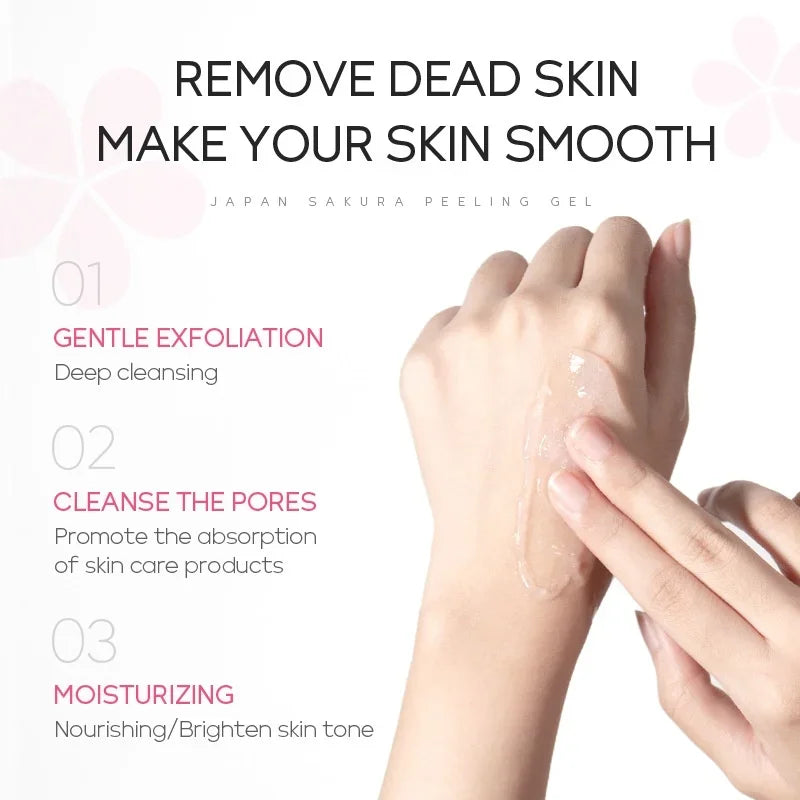 LAIKOU Sakura Peeling Gel – Exfoliate & Cleanse Pores 60g