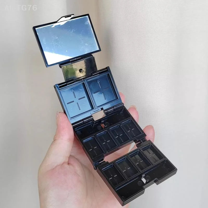 Mini Folding Makeup Palette | Portable Eyeshadow & Blush Tray