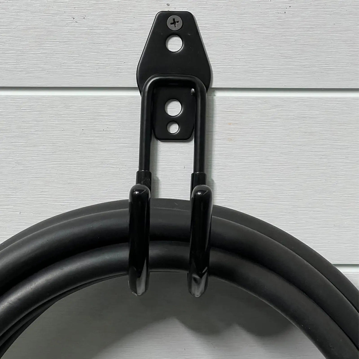 J-Type EV Charger Holder – Wall Mount Cable Organizer