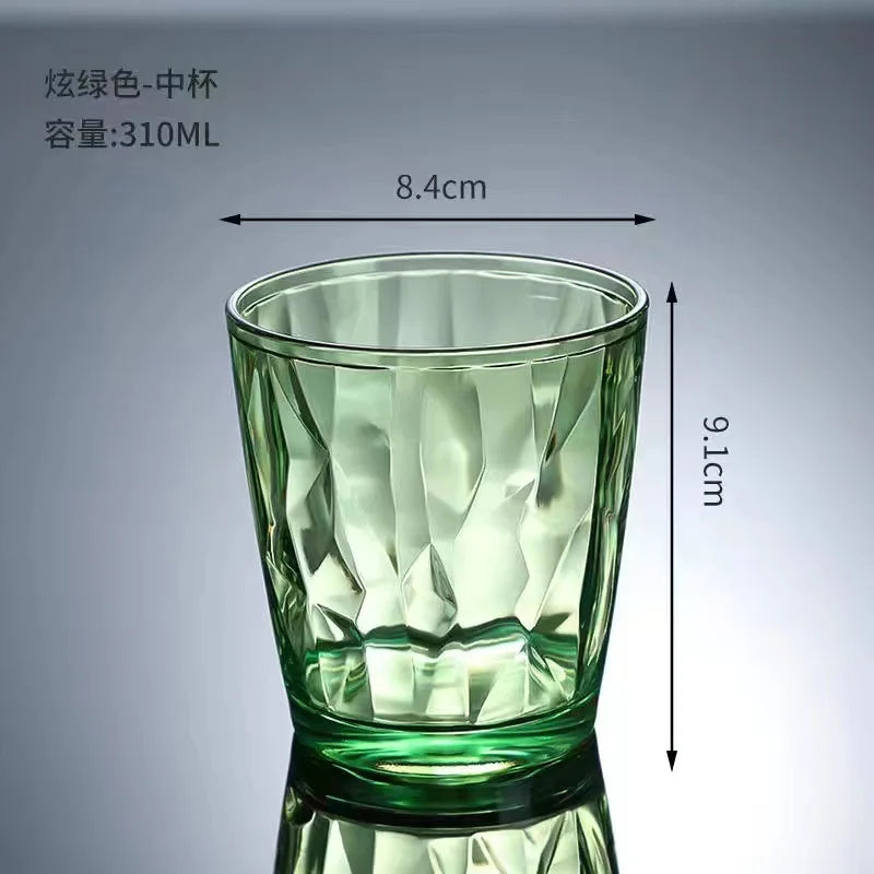 Acrylic AS Water Cup Household Plastic Gargle Beer Restaurant Juice