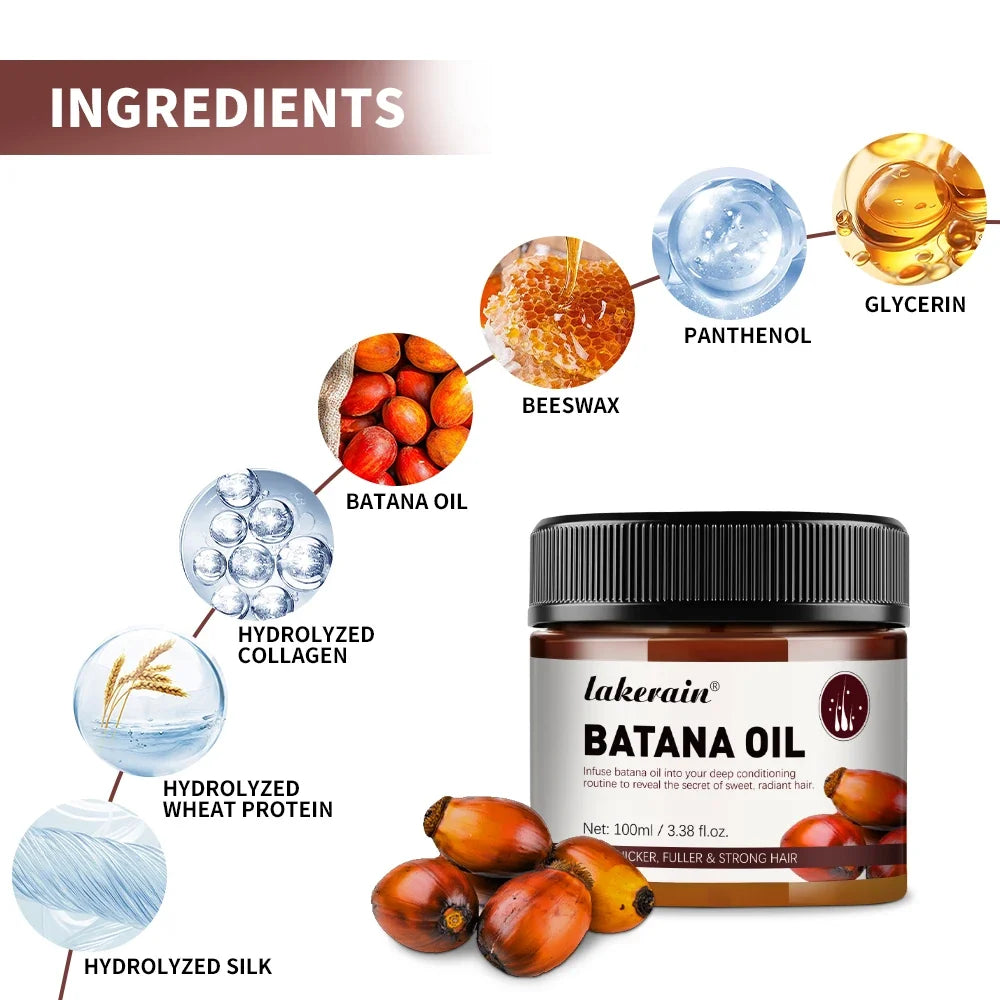 Batana Oil Unrefined Raw – Thicker, Fuller & Stronger Hair 100ml