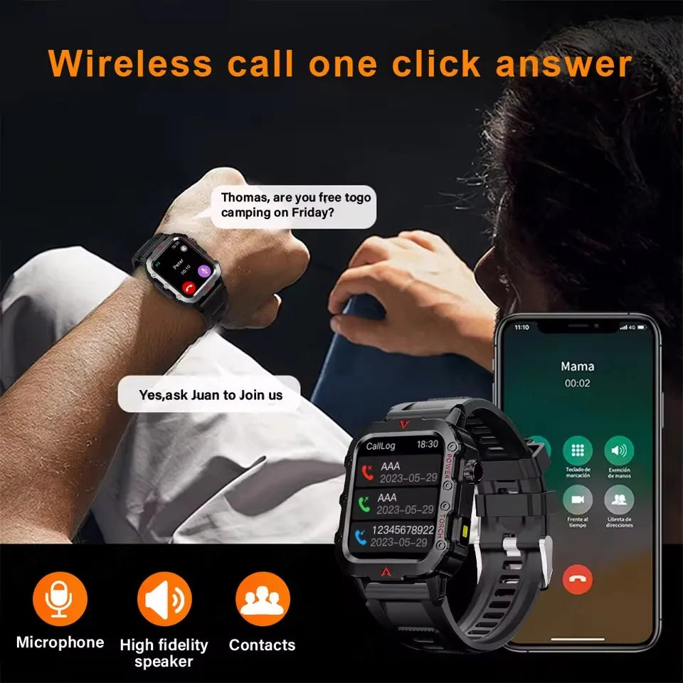 2025 Smartwatch Women GPS Smart Watch Men HD Display Make Receive