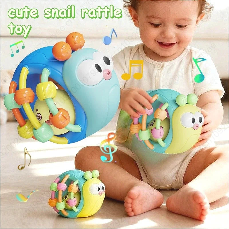 Baby Rattle Sensory Ball Toy | Soft Grasp Crawling Toy 0–12M
