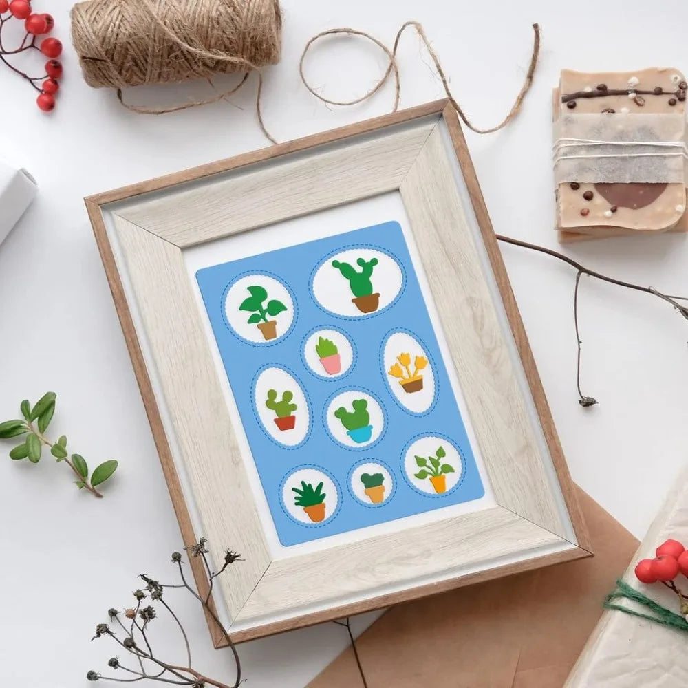 Wacky Windows Metal Cutting Dies – Animal & Plant Frame Stencils