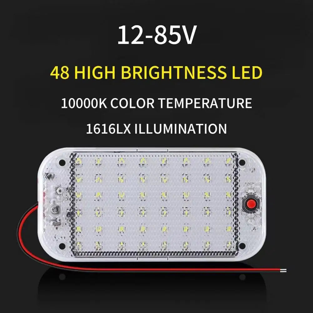 LED Ceiling Dome Light 12-85V | RV, Camper, Truck, Boat