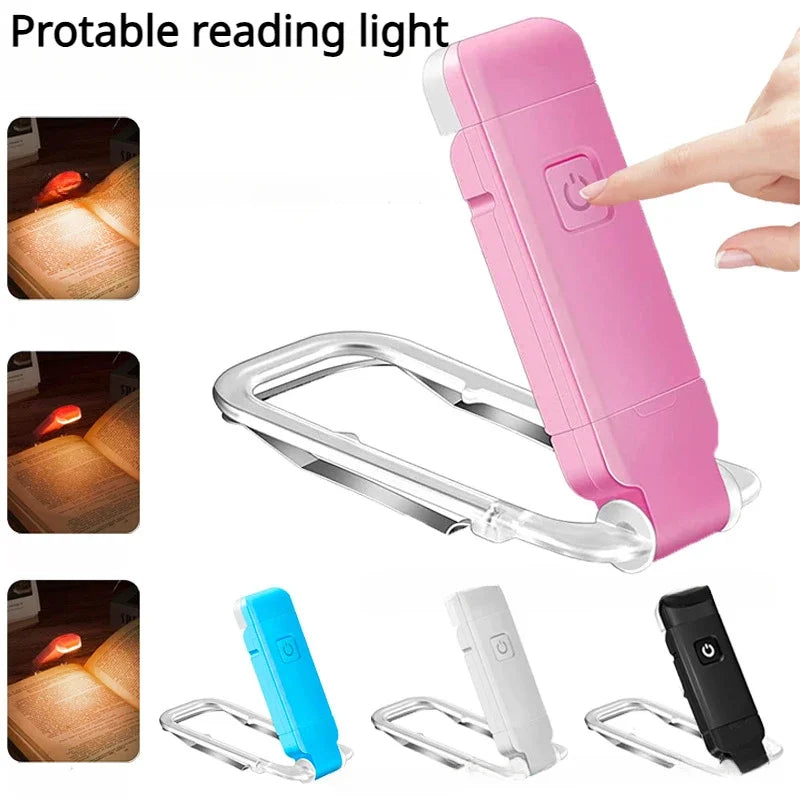 LED Clip-On Book Light | USB Rechargeable, 9 Modes, Kids