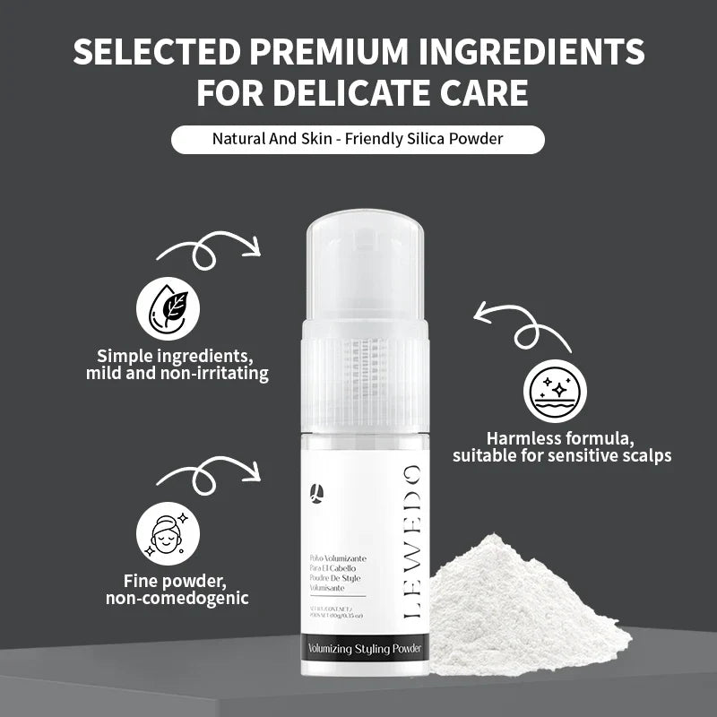 Lewedo Hair Styling Powder – Volume & Texture Hold Unisex