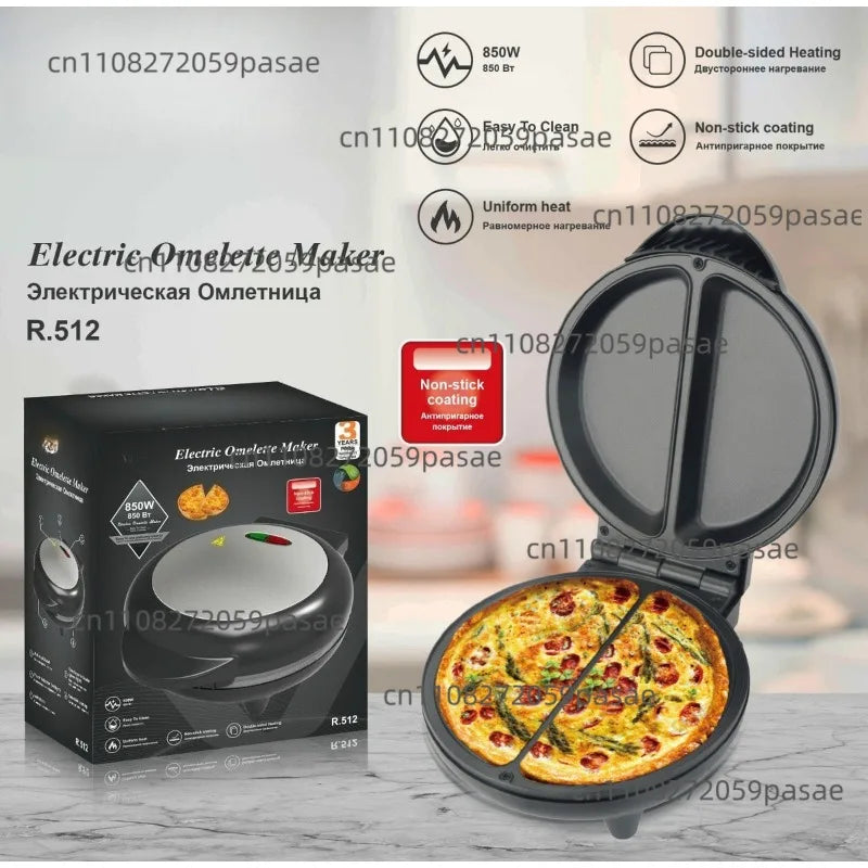 Electric Crepe & Pancake Maker – Double-Sided Heating 750W