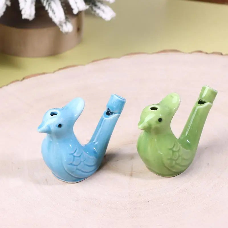 Ceramic Bird Water Whistle Set – Colorful Musical Toy 1–5 Pcs