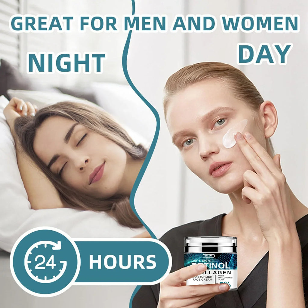 Collagen Retinol Hyaluronic Acid Cream Face Anti Againg