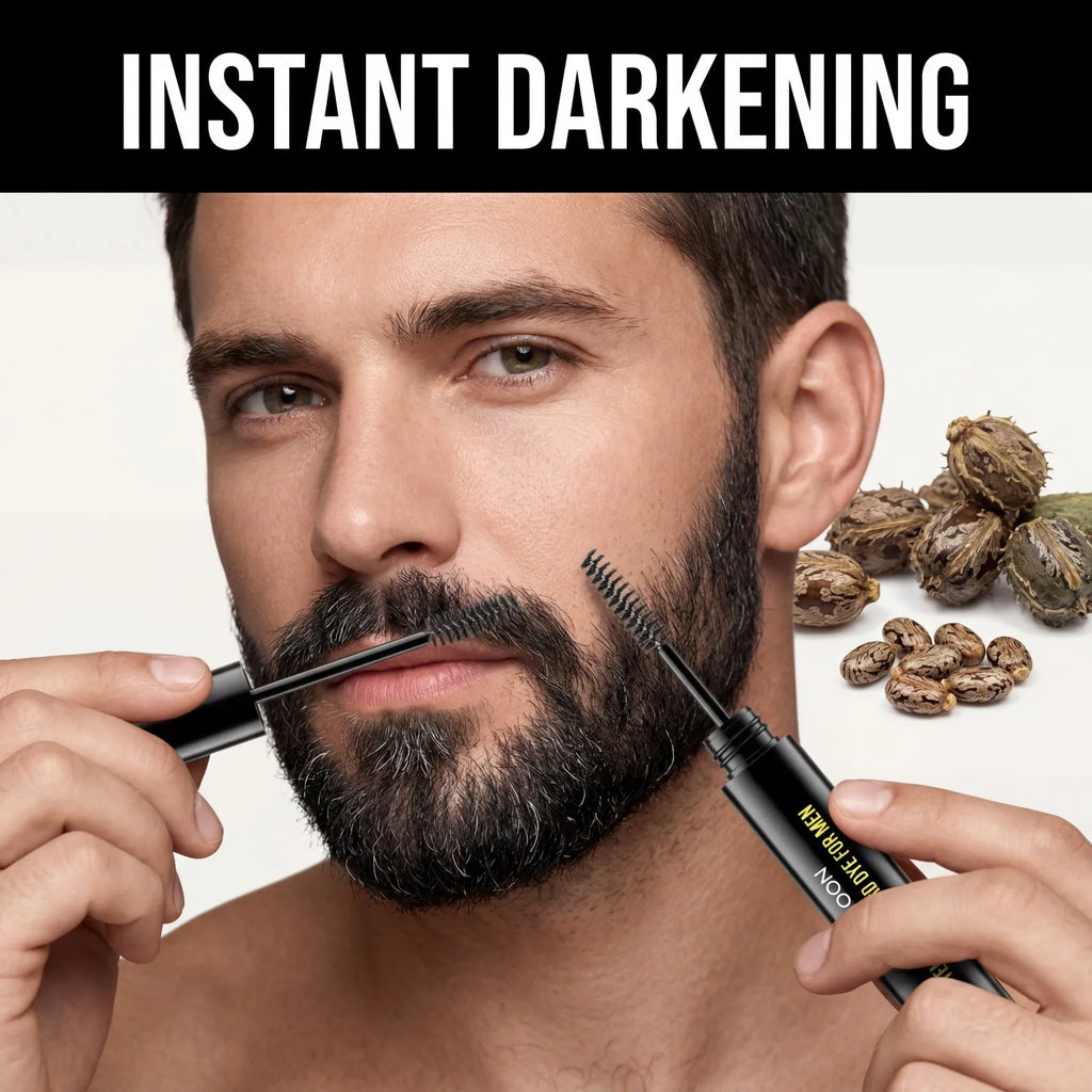 Black Beard Dye Pen for Men – Waterproof & Nourishing