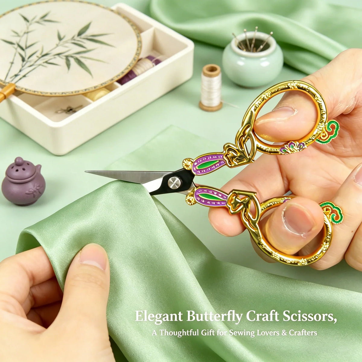 Embroidery Scissors – Stainless Steel Tailor & Sewing Scissors