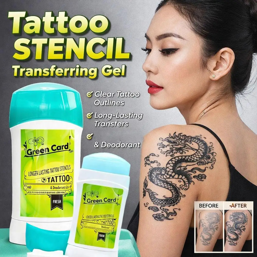 Professional Tattoo Stencil Transfer Gel Stick | Clean Transfers