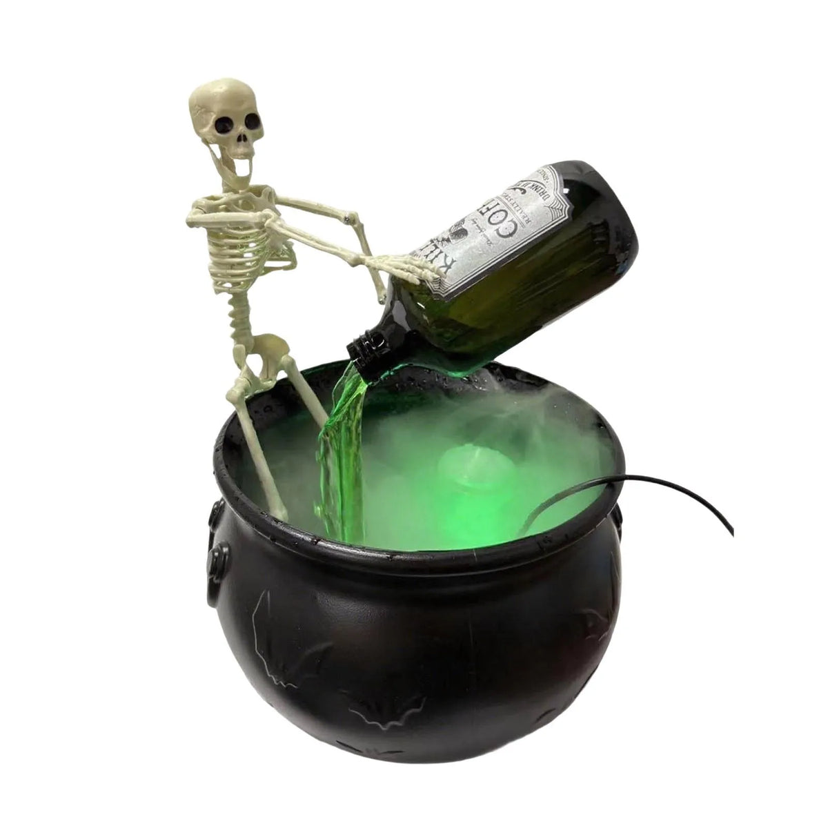 Halloween Fire Witch Bucket Decorations Indoor