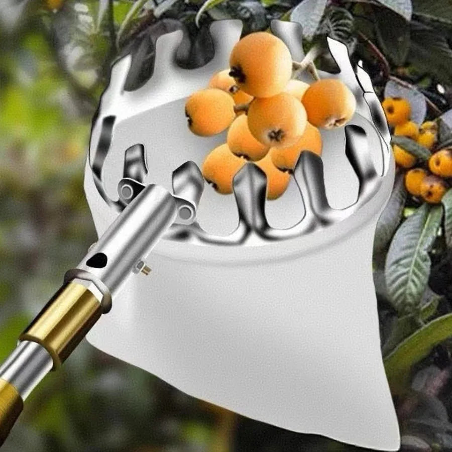 Adjustable Long Reach Fruit Picker Tool | Apple Cherry Berry