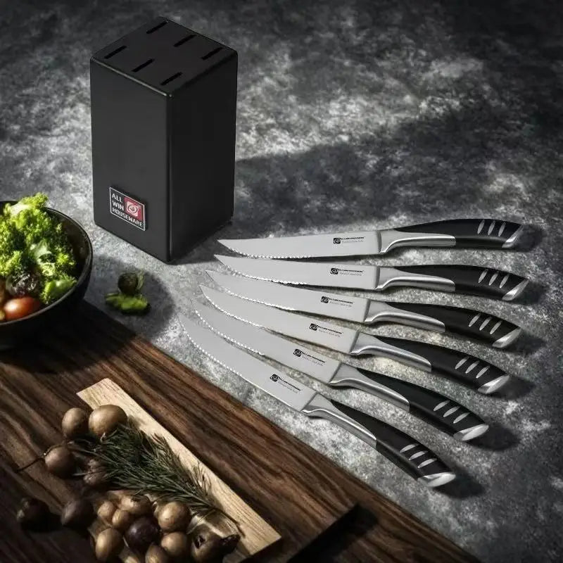 6-Piece Professional Stainless Steel Kitchen Knife Set