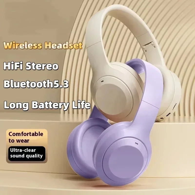 M5 Bluetooth 5.3 Wireless Gaming Headset – HiFi Stereo & Mic