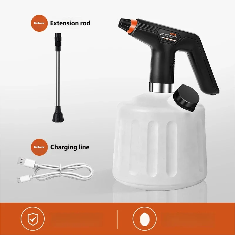 HOMEFISH 2L Electric Spray Bottle – Auto Mist Watering Can