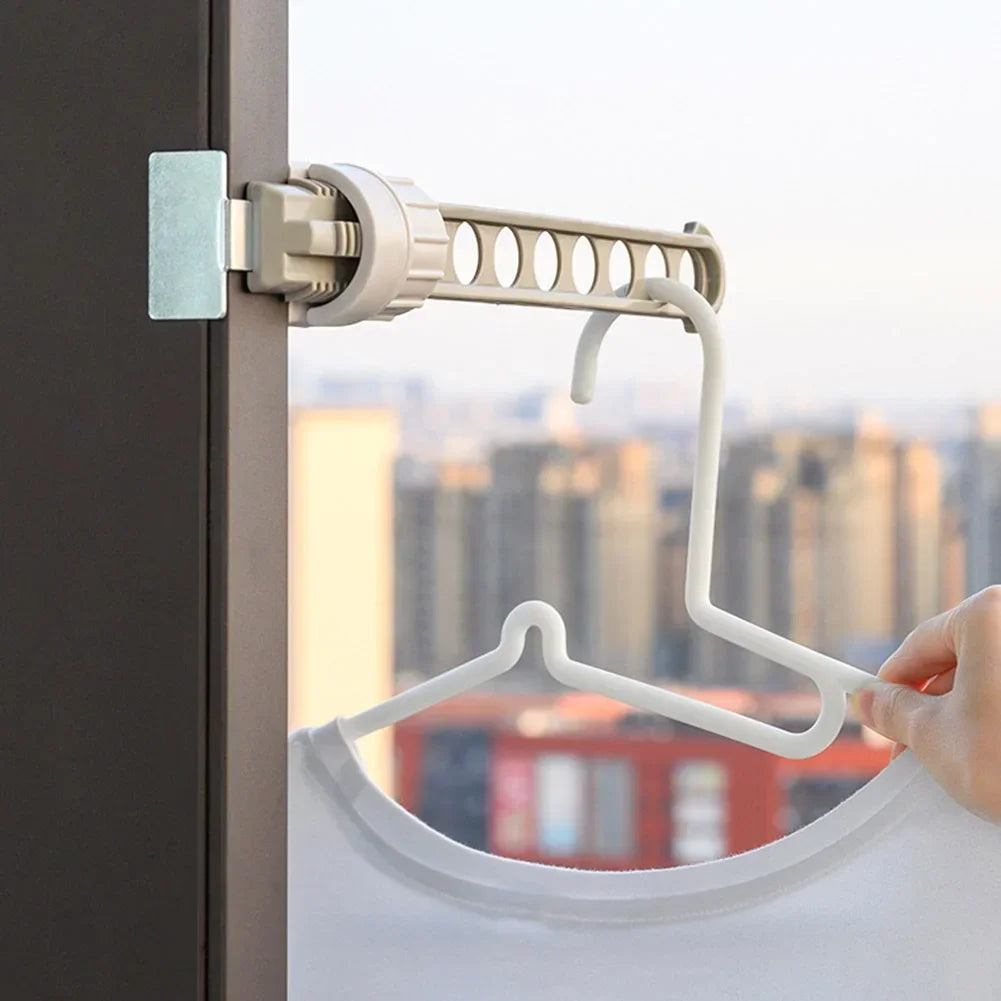 Portable Window Frame Clothes Drying Rack – Travel & Hotel